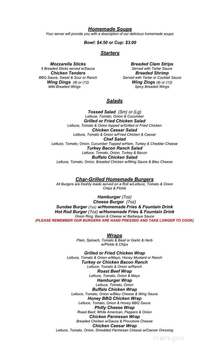 Sundaes Best Hot Fudge - Greenfield Center, NY menu_pic