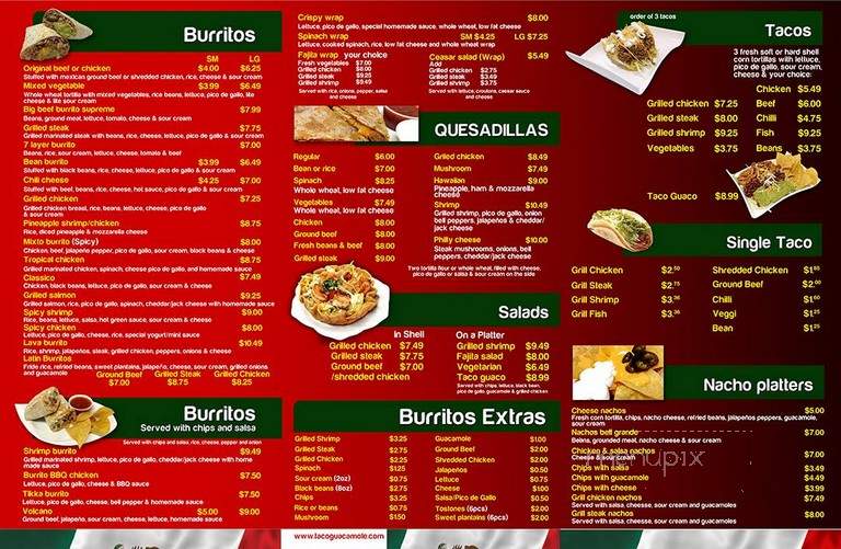 Tacos Guacamola - Bay Shore, NY menu_pic