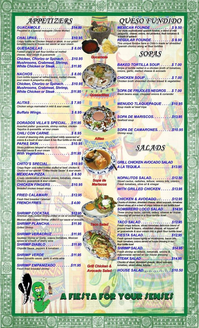 Tequilla Chitos Mexican Grill - New York, NY menu_pic