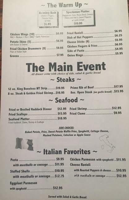 Three Pines - Canastota, NY menu_pic