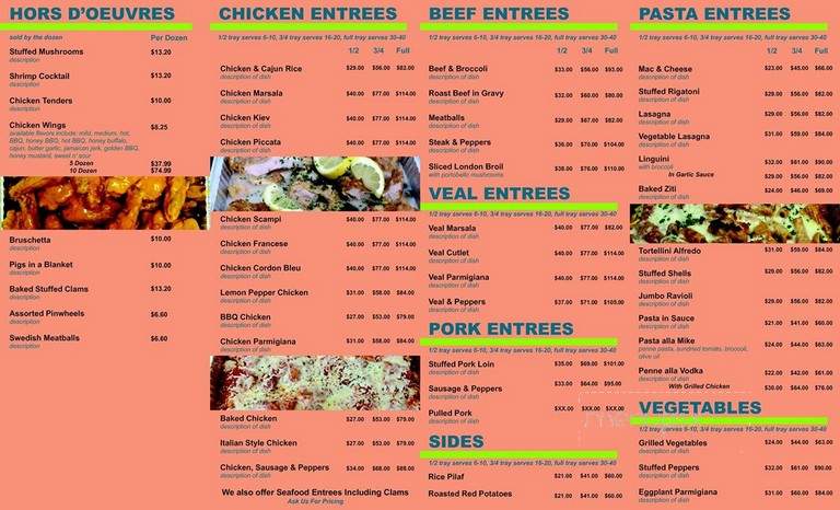 Wagon Wheels Deli - Highland, NY menu_pic