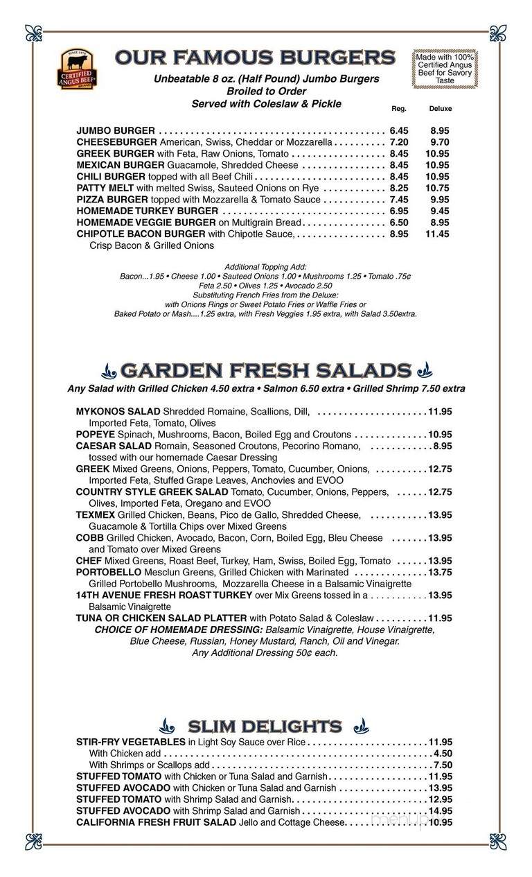 Whitestone Diner - Whitestone, NY menu_pic