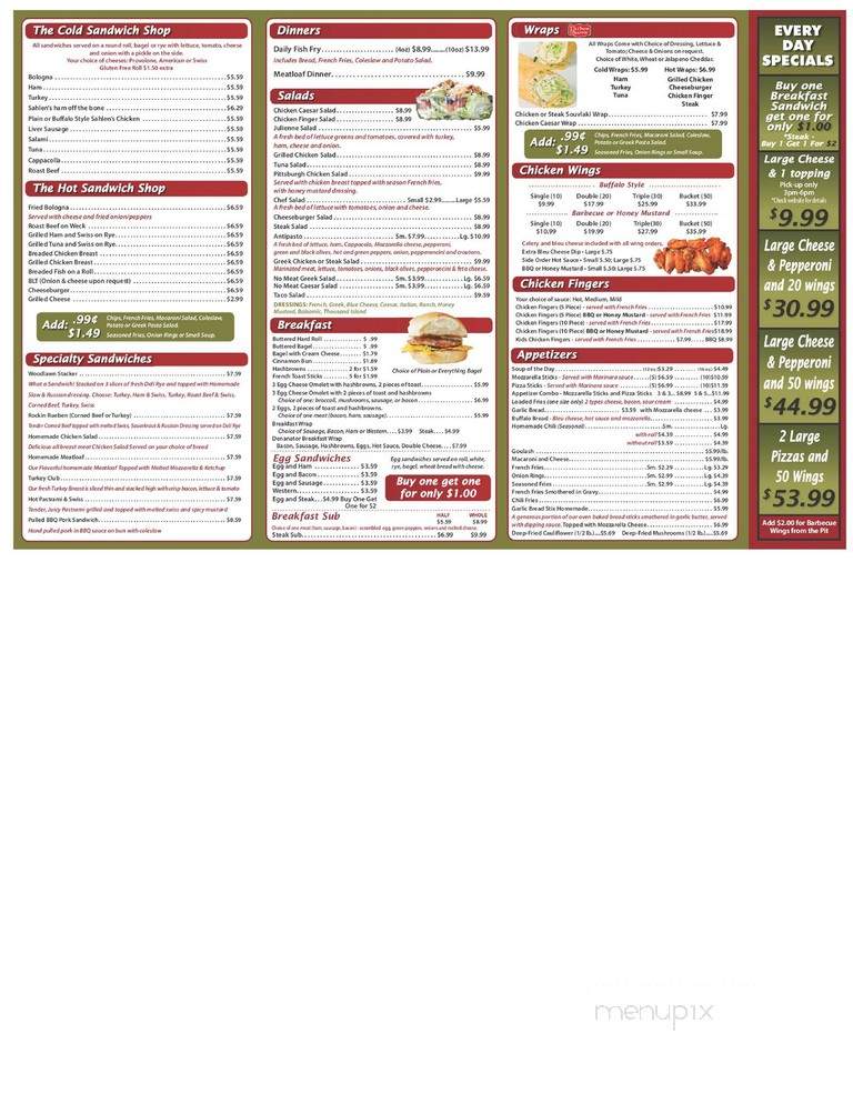 Woodlawn Deli - Blasdell, NY menu_pic