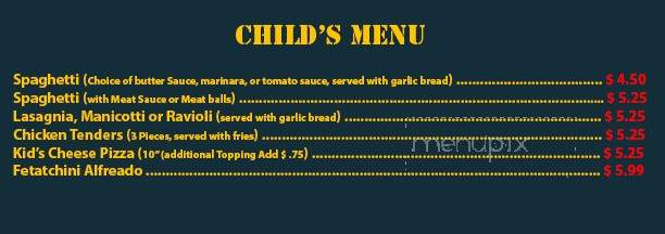Elizabeth's Pizza - Siler City, NC menu_pic