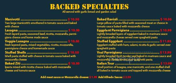 Elizabeth's Pizza - Siler City, NC menu_pic
