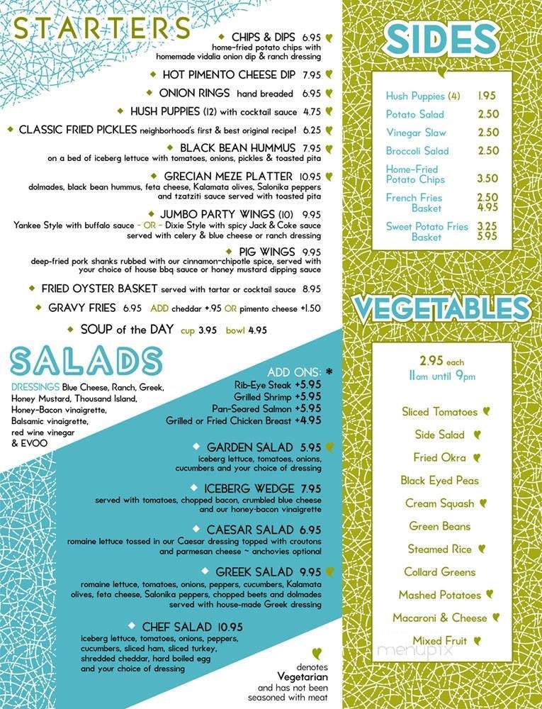 Diamond Restaurant - Charlotte, NC menu_pic