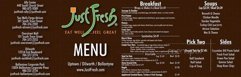 Just Fresh A Bakery Cafe - Charlotte, NC