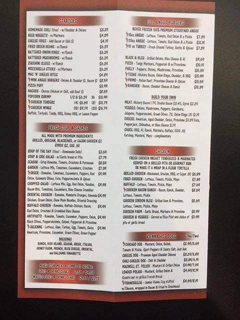 Corner Grill - Bolton, NC menu_pic
