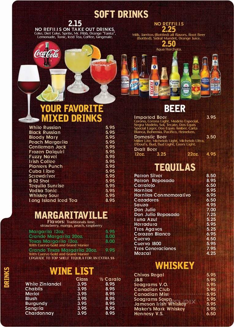 La Fogata Mexican Restaurant - Kitty Hawk, NC menu_pic