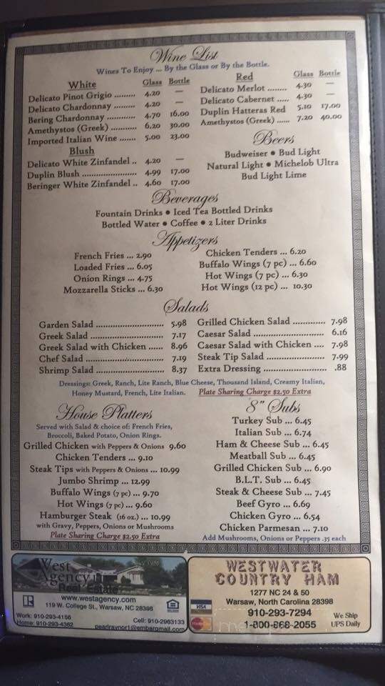 PJ Fresh Marketplace - Warsaw, NC menu_pic
