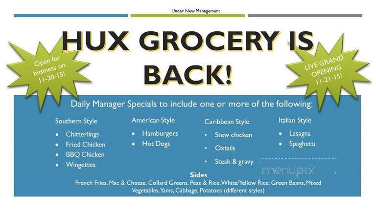Hux Grocery - Rocky Mount, NC
