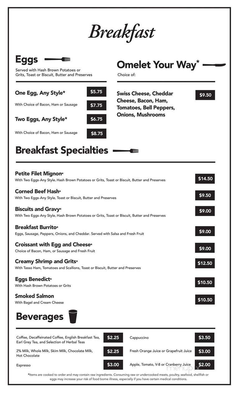 Cafe Expresso East - Greensboro, NC menu_pic