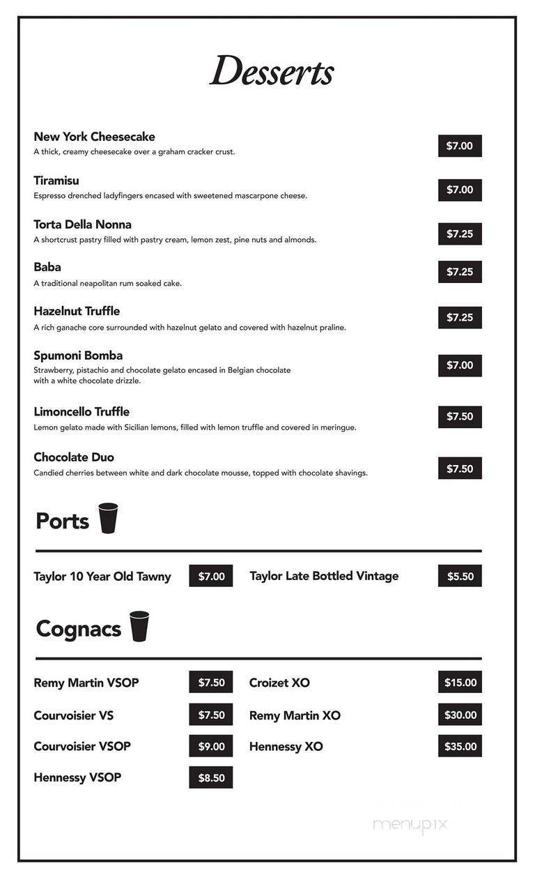Cafe Expresso East - Greensboro, NC menu_pic