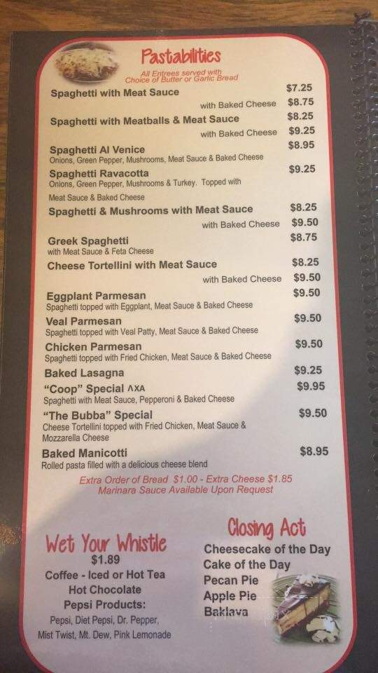 Menu of Jimmy&#39;s Pizza House in High Point, NC 27260