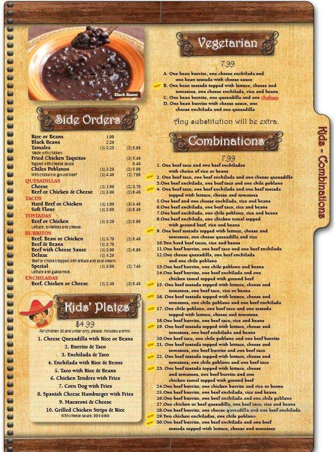 La Hacienda Mexican Restaurant - Greensboro, NC menu_pic