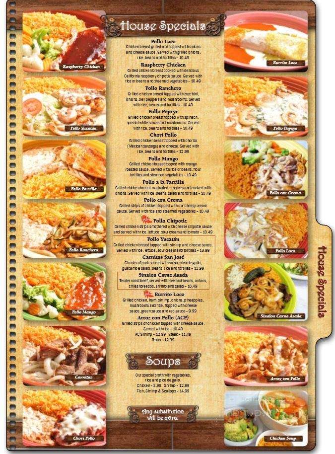 La Hacienda Mexican Restaurant - Greensboro, NC menu_pic