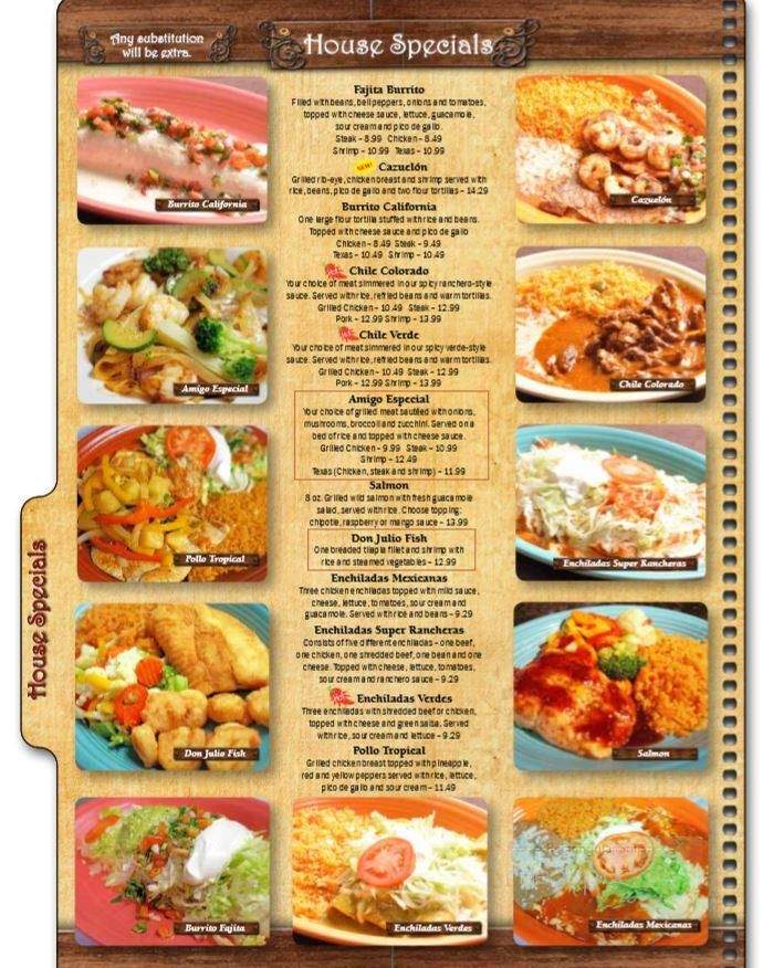 La Hacienda Mexican Restaurant - Greensboro, NC menu_pic