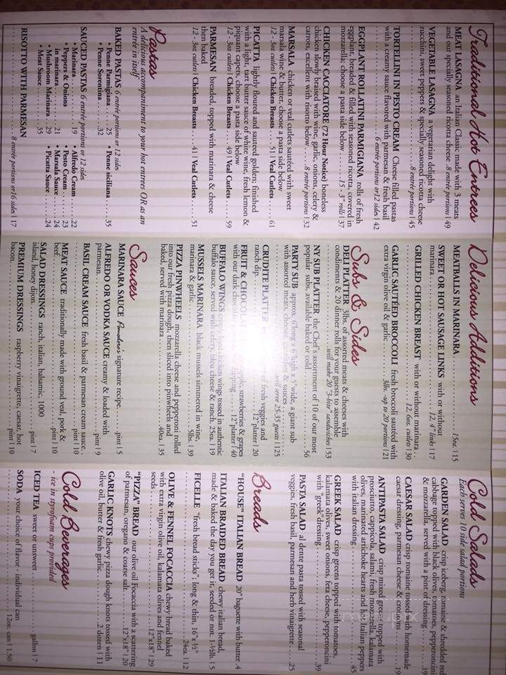 Pomodoro's Italian American - Mooresville, NC menu_pic