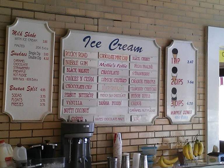 Yarborough's Homemade Ice Crm - Sanford, NC menu_pic