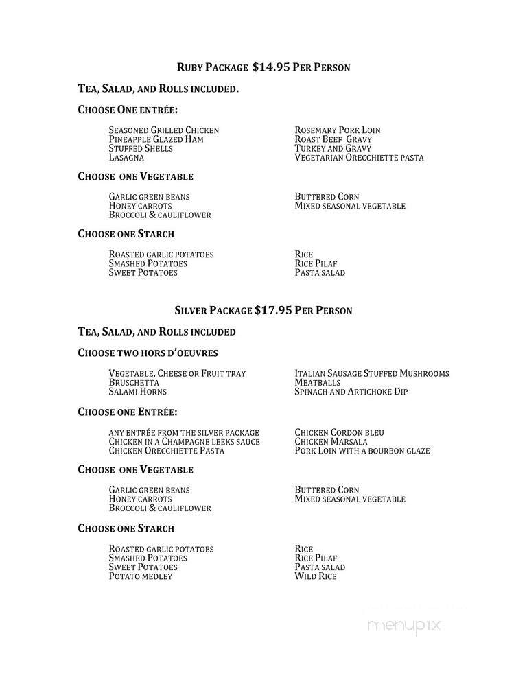 Courthouse Cafe - Jacksonville, NC menu_pic