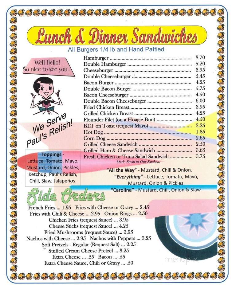 Island Delights Restaurant - Surf City, NC menu_pic