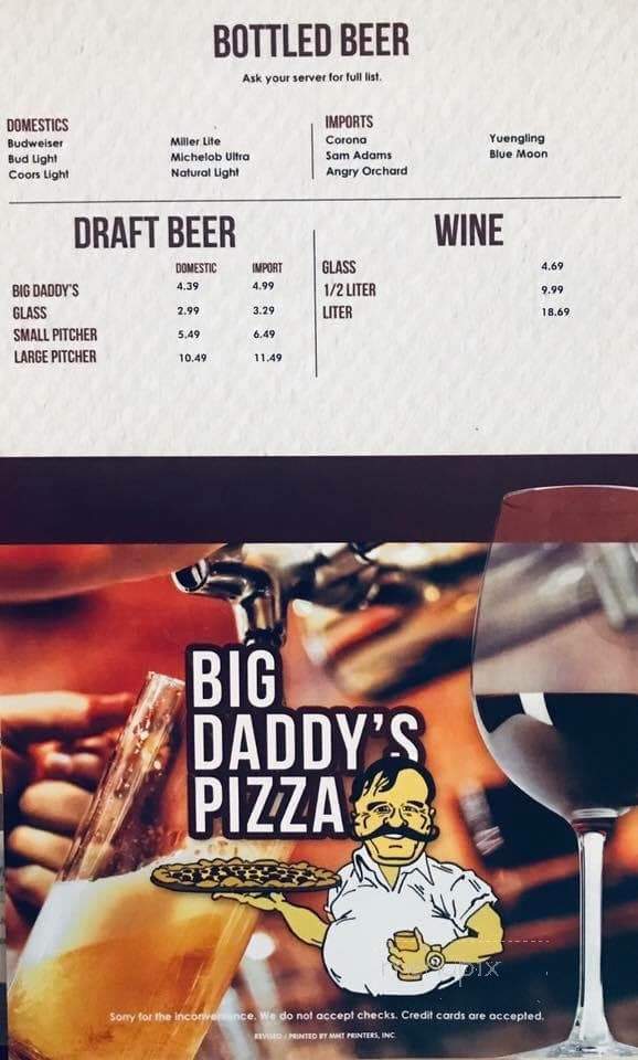 Big Daddy's Pizza - Elizabeth City, NC