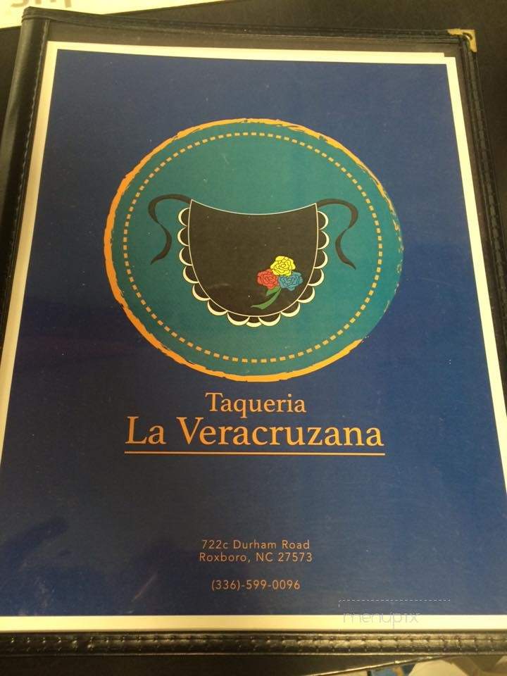 La Veracruzana - Roxboro, NC menu_pic