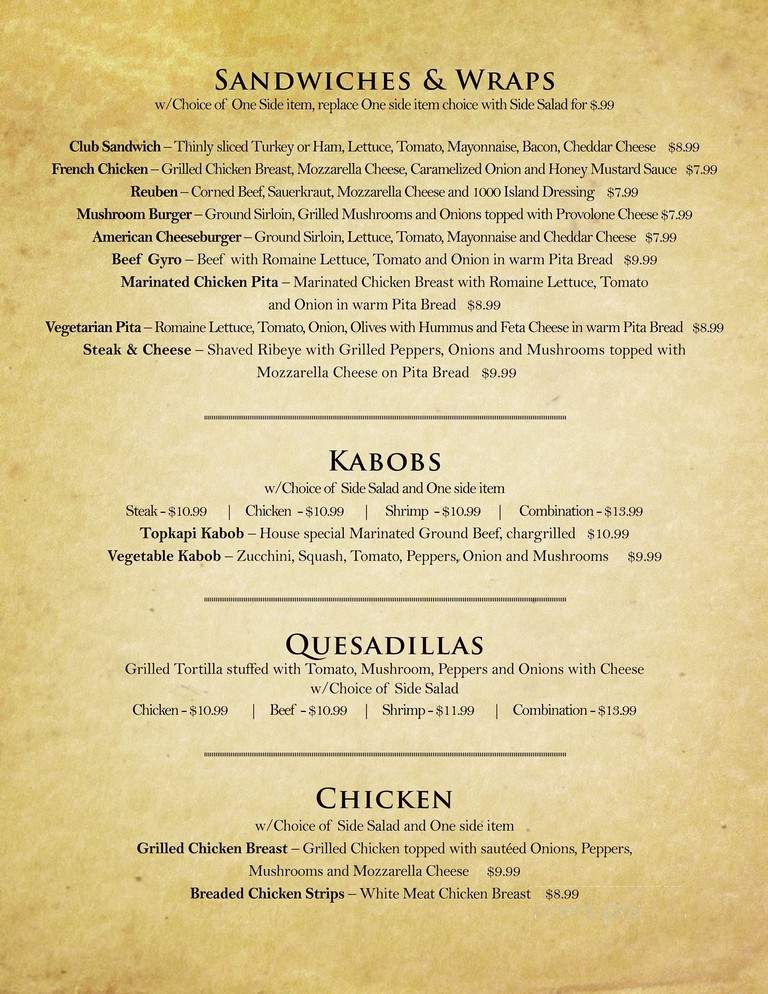 Something Different Steaks - Asheboro, NC menu_pic