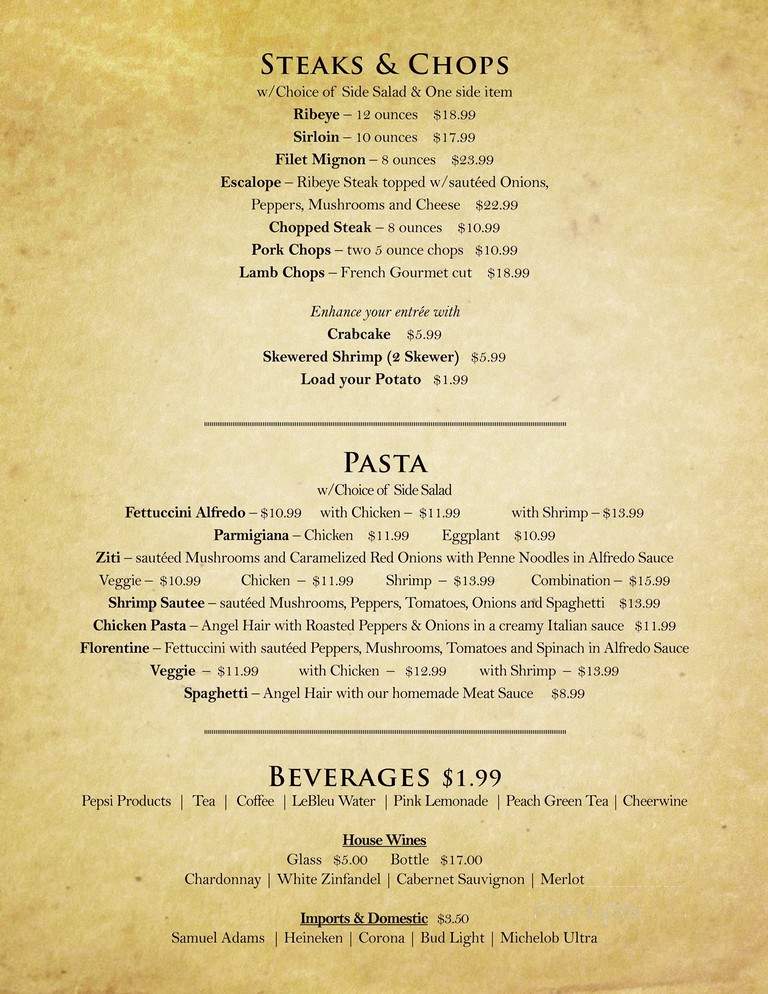 Something Different Steaks - Asheboro, NC menu_pic