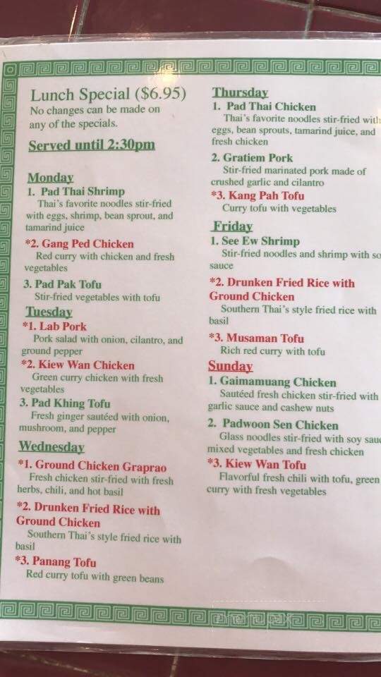 Taste Of Asia - Asheboro, NC menu_pic