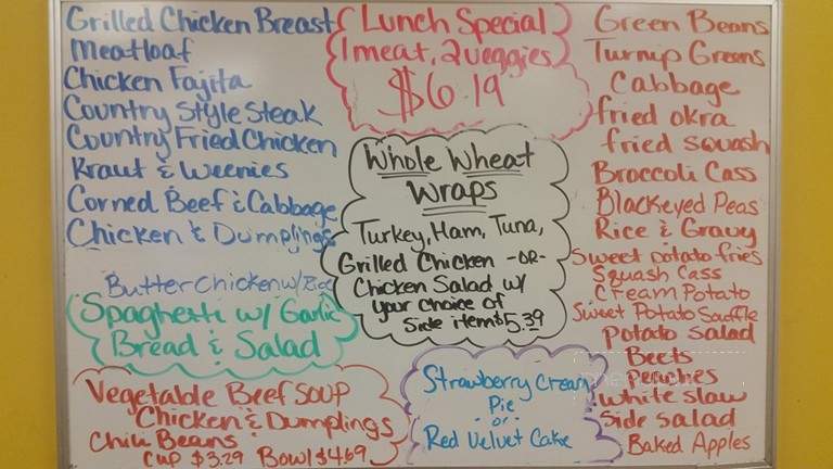Jeter's Deli Cafe - Salisbury, NC menu_pic