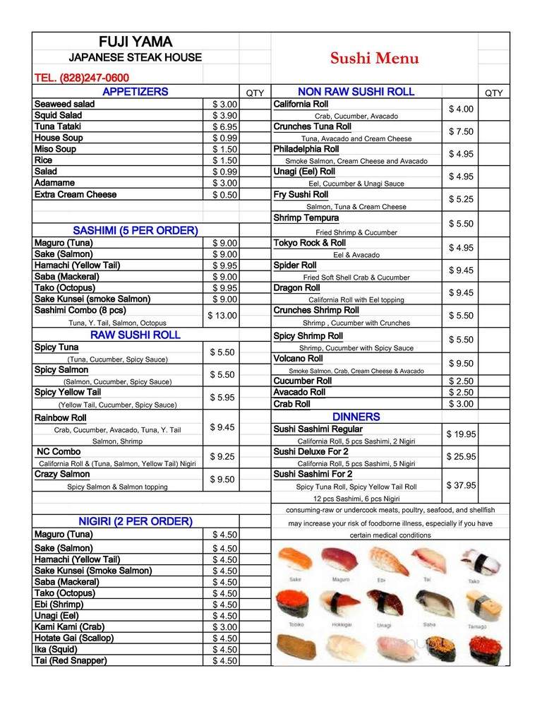 Fuji Express - Forest City, NC menu_pic