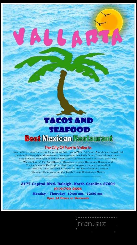 Tacos Y Mariscos Vallarta - Raleigh, NC