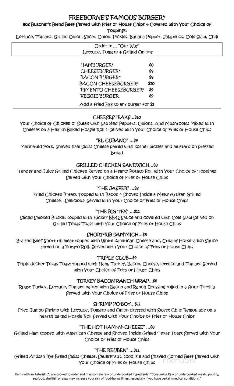 Ridge Runner Fast Foods - Boone, NC menu_pic
