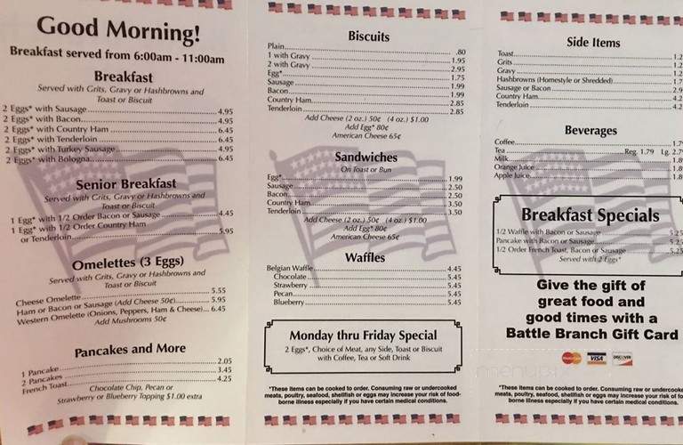 Battle Branch Cafe - Yadkinville, NC