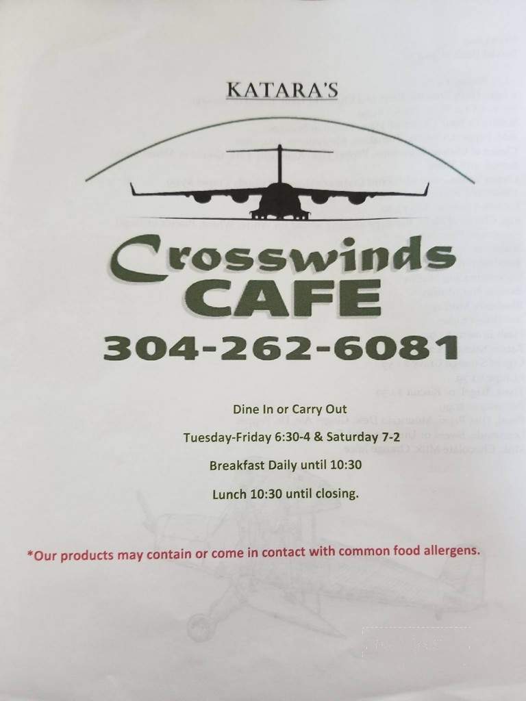 Crosswinds Cafe - Grand Forks, ND menu_pic