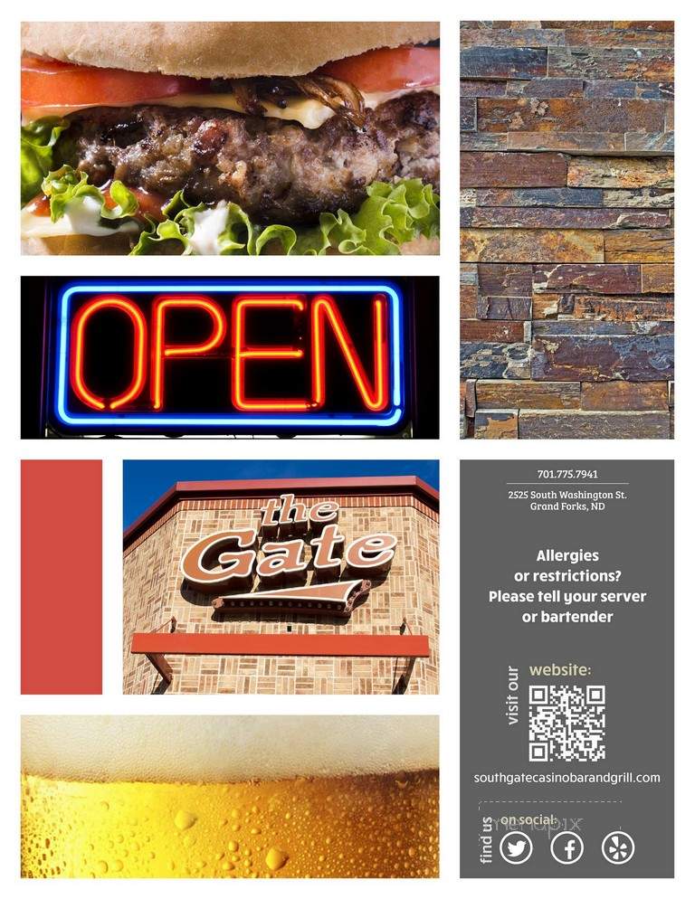 Southgate Casino Bar & Grill - Grand Forks, ND menu_pic