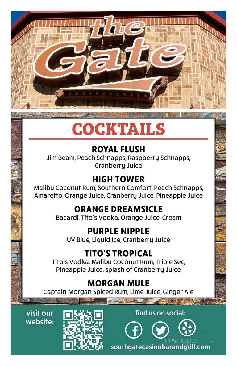 Southgate Casino Bar & Grill - Grand Forks, ND menu_pic