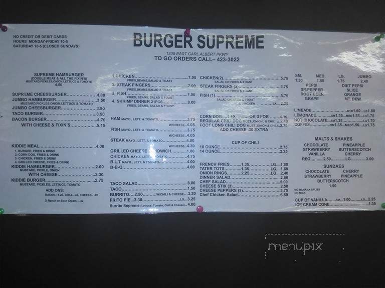 Burger Supreme Drive-Inn - Mcalester, OK