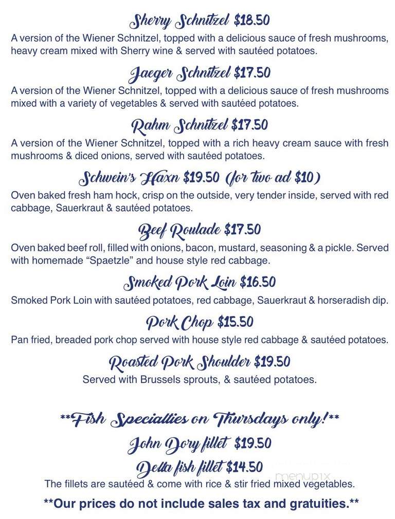 Cafe' Bahnhof - Waynoka, OK menu_pic