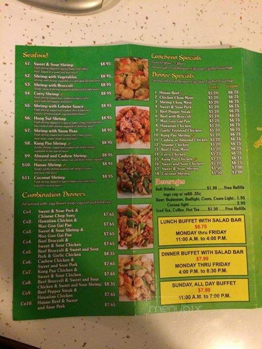 Chong Wah - Pauls Valley, OK menu_pic