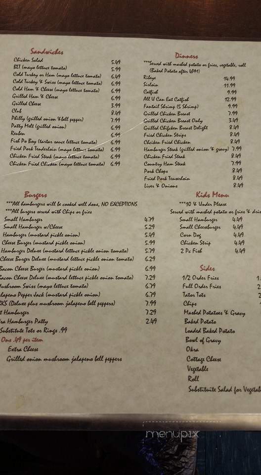 Half Dollar - Dewey, OK menu_pic