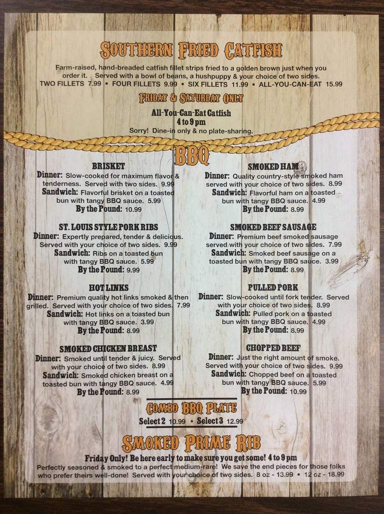 La Grande Mexican Restaurant - Madill, OK menu_pic