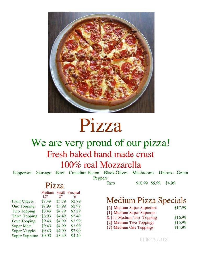 Pizza Express - Healdton, OK menu_pic