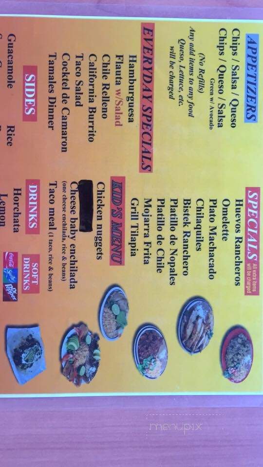 Taqueria Cardena's - Oklahoma City, OK menu_pic
