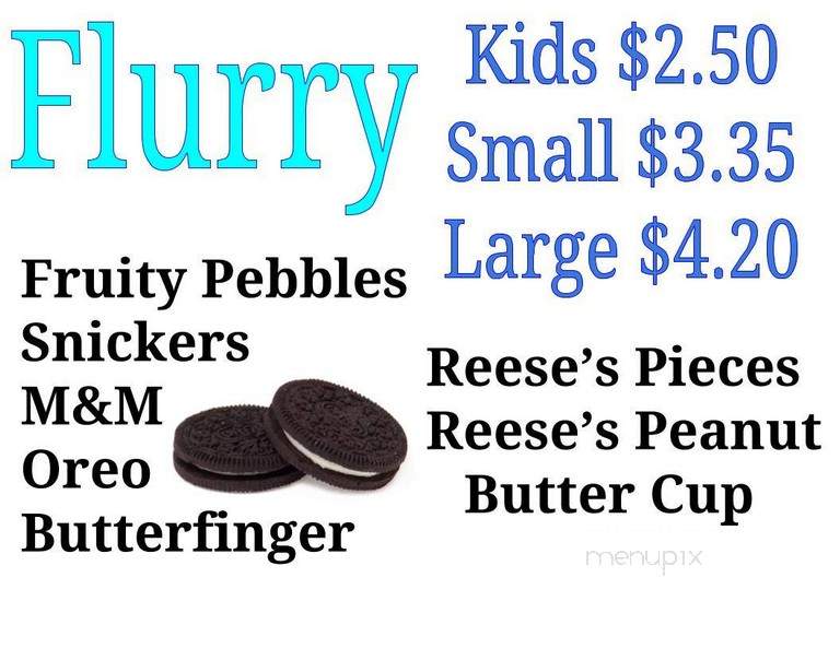Abraham's Creek Ice Cream - Wyoming, PA menu_pic