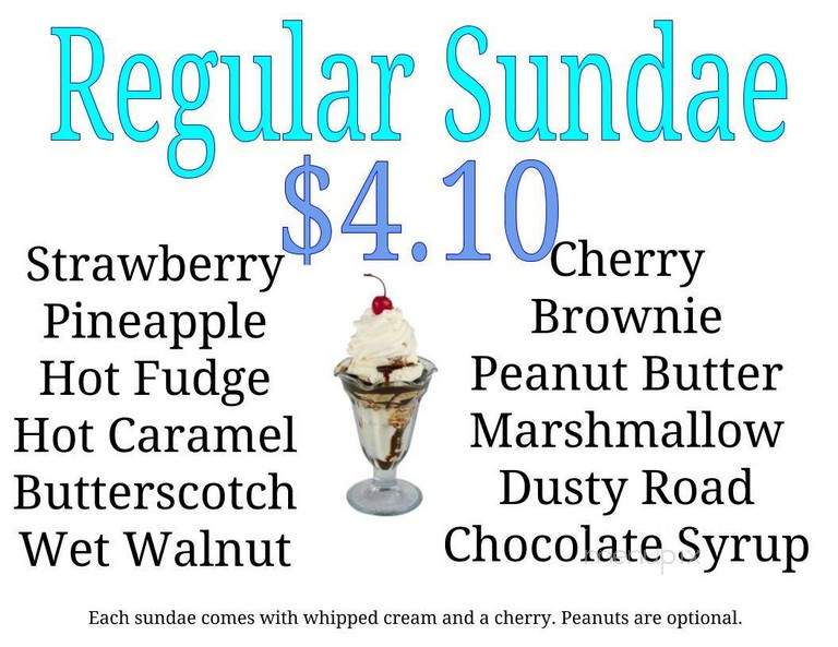 Abraham's Creek Ice Cream - Wyoming, PA menu_pic