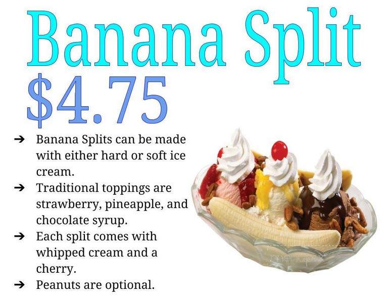 Abraham's Creek Ice Cream - Wyoming, PA menu_pic