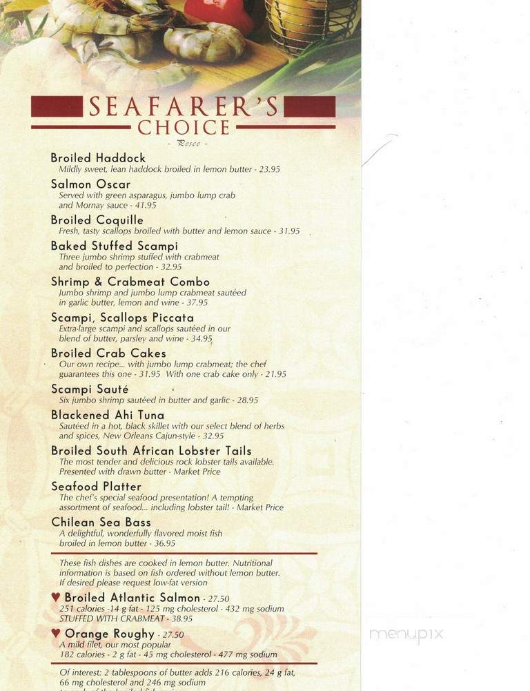Allegro Restaurant - Altoona, PA menu_pic