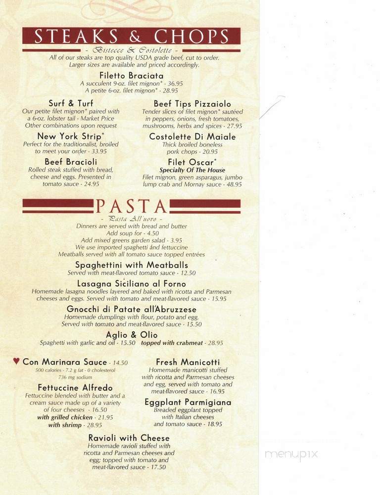 Allegro Restaurant - Altoona, PA menu_pic